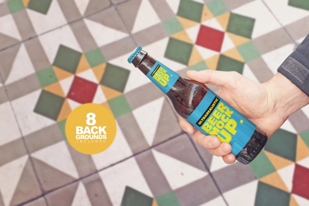 1 Get Beer Bottle Mockup (2340)